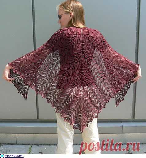 Шаль Garden of Alla Shawl. Шаль "Сад Аллы".