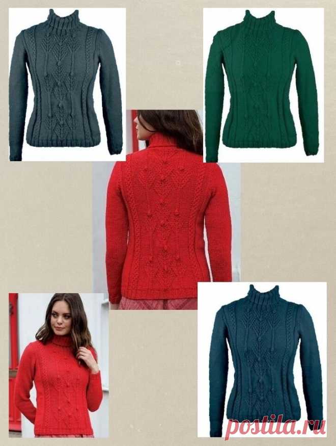 Свитер из журнала Knitting №188 (перевод)