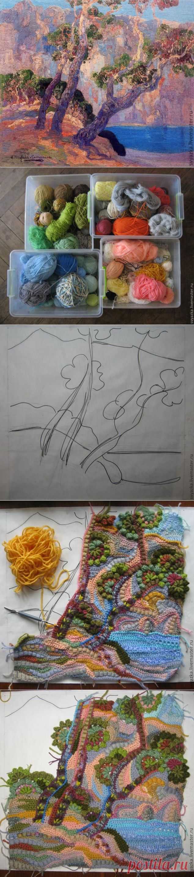 Как я создаю вязаные картины! - Ярмарка Мастеров - ручная работа, handmade