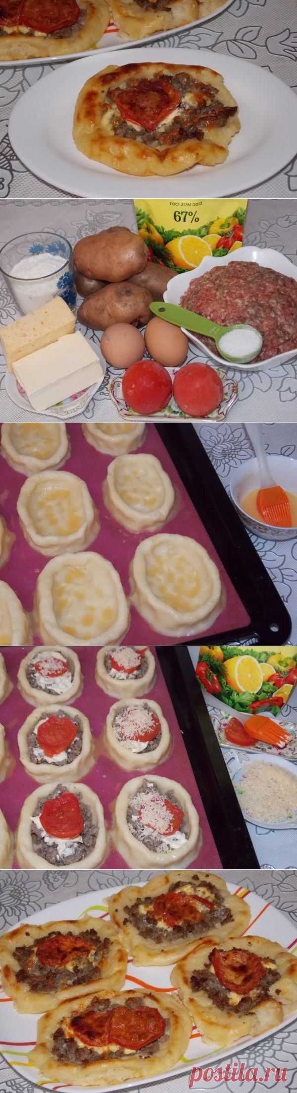 Картофельные ватрушки с фаршем | CityWomanCafe.com