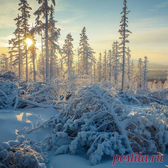 Зима в Якутии.
Нерюнгри. 📷 Роман Зарышнюк