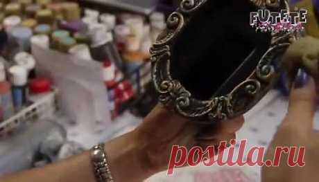 Имитация бронзы. Acabado Imitación Bronce con Esponja