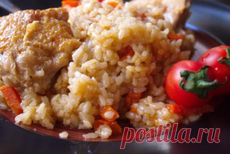 «Царская каша» из риса с курицей