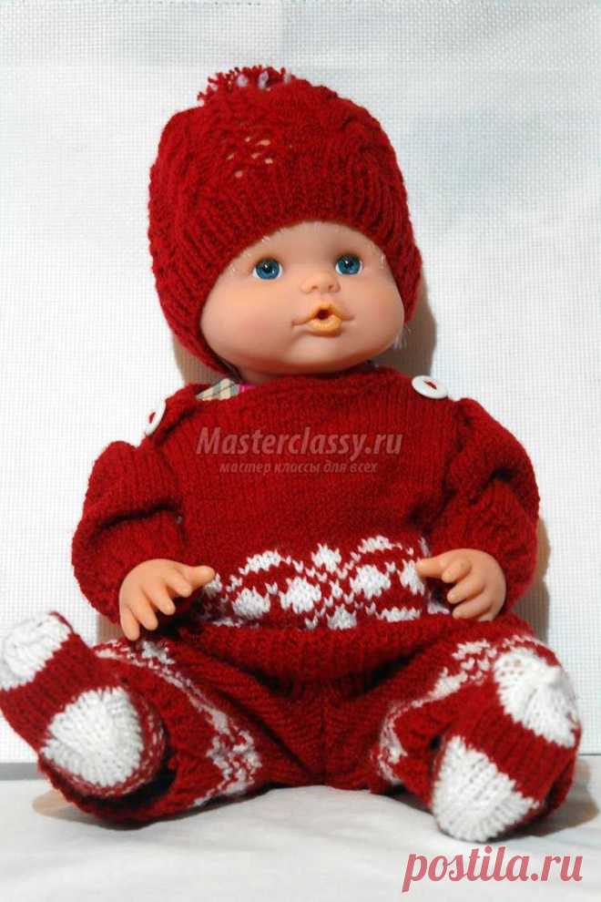 Вязание. Одежда для куклы baby born. Пошаговый мастер-класс