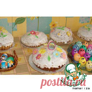 Кулич на заварной опаре - кулинарный рецепт
