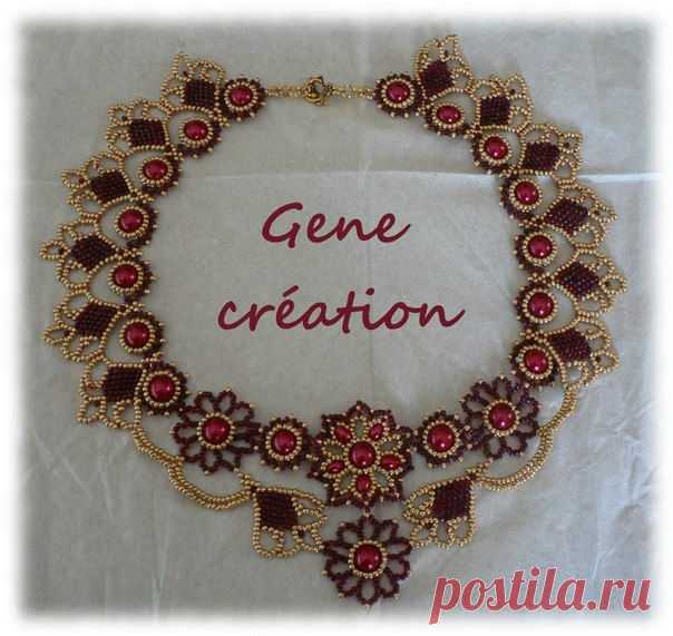 Изысканный элемент из бисера
