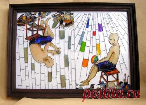 Рисунок на стекле -МК