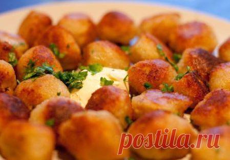 Рецепты по четвергам. Клёцки, ньокки, галушки, вареники (47). Галки бульбяные