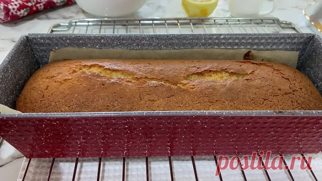 Ароматный нежный лимонный кекс