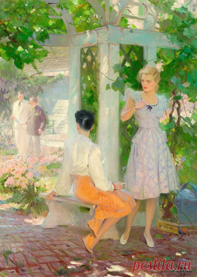 Винтажные иллюстрации из журналов. - Том Ловелл - Tom Lovell