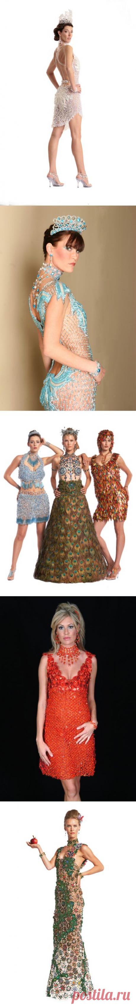 Бисерные наряды от американского дизайнера Gail Be