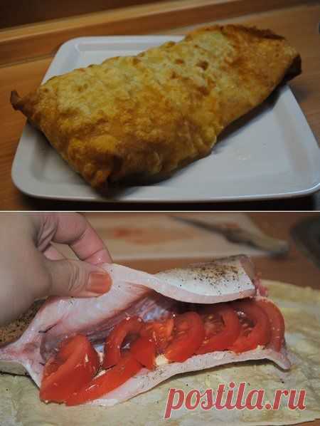 Рыба, запеченная в лаваше
