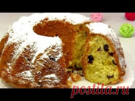 КЕКС ЛИМОННЫЙ Ароматный /Бездрожжевой КУЛИЧ