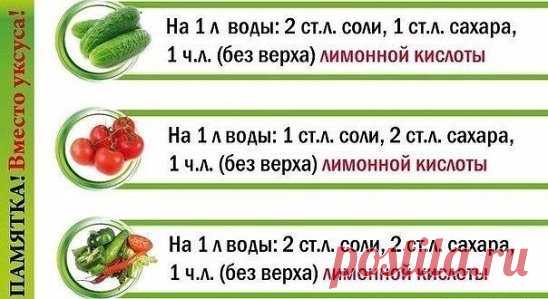 КОНСЕРВИРУЕМ БЕЗ УКСУСА.