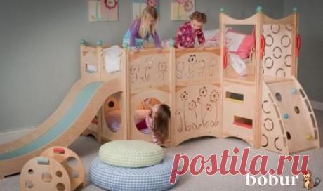 Удивительная кровать с игровой зоной | БобурБобур