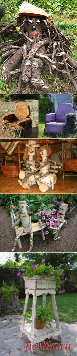 Украшения для дачи из дерева .