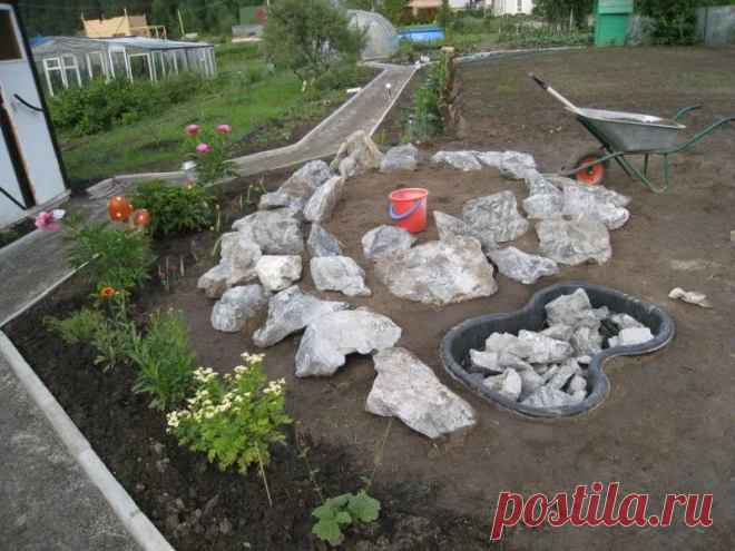 клумба из камней своими руками схема: 4 тыс изображений найдено в Яндекс.Картинках