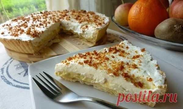 Вкуснейший банановый пирог.