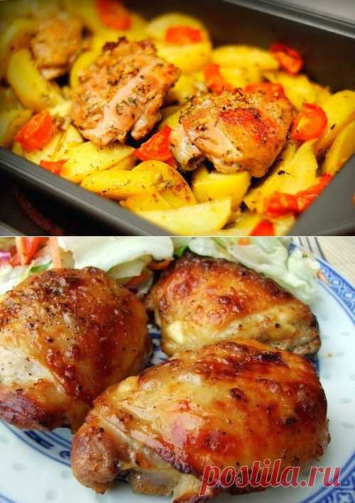 Куриные бедрышки: 5 вкусных рецептов с продуктом / Простые рецепты
