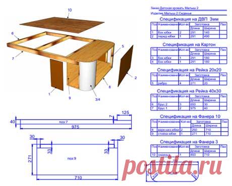 Хранилище чертежей диванов и кресел
