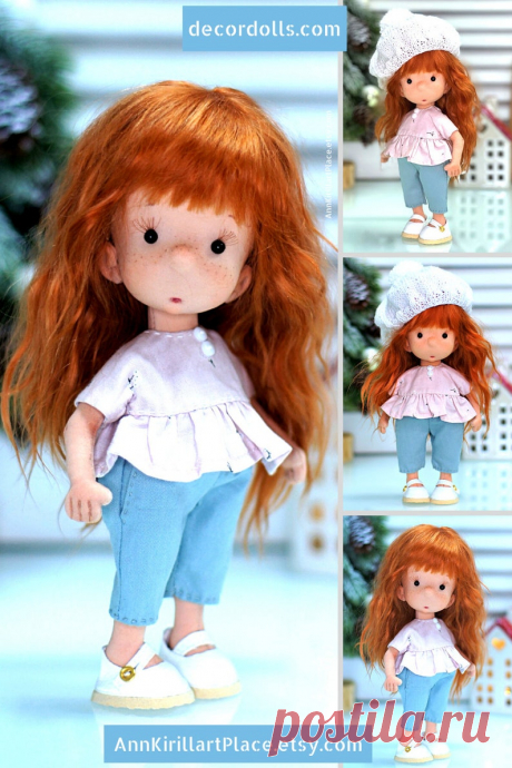 Tilda Doll Handmade Textile Interior Doll Nursery Custom | Etsy