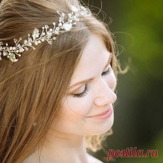 Моя милая невеста @smianna с веночком #OlgaDelice )))