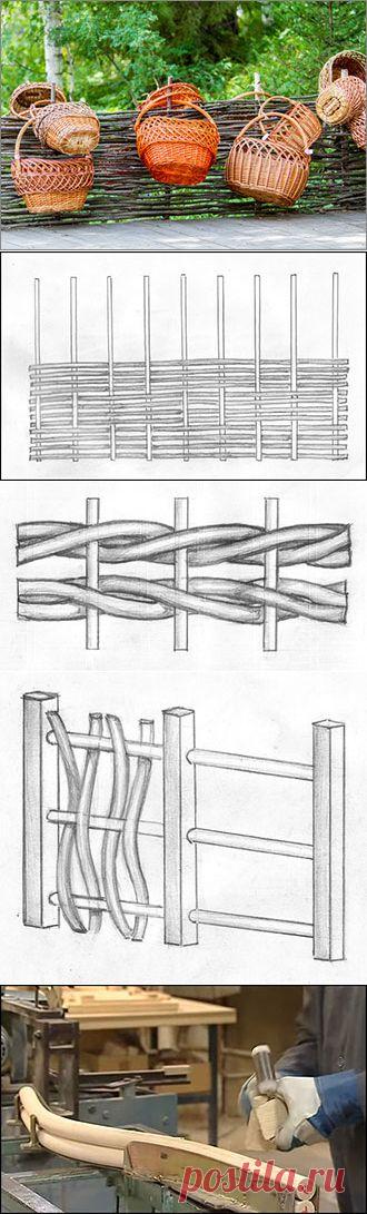 Как сплести из лозы забор и кресло? | Блог «Хочу на дачу» - авторский проект компании «Мечтаево»