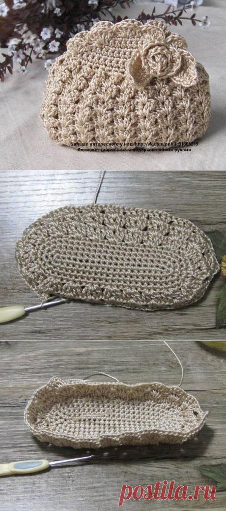 Desing by Elion: Красивая косметичка с цветком