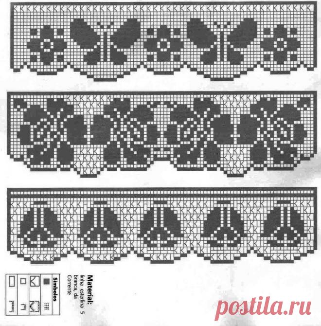 Очень красивые обвязки.