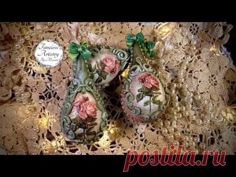 Shabby Vintage Ornaments