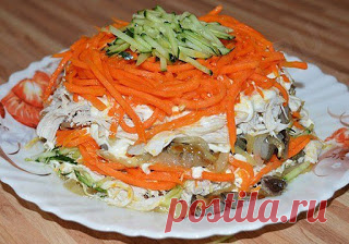 Самые вкусные рецепты: Салат "Восторг"