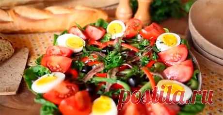 Салат Нисуаз с тунцом - классические рецепты французской кухни