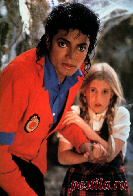 На съемках «Moonwalker», 1988