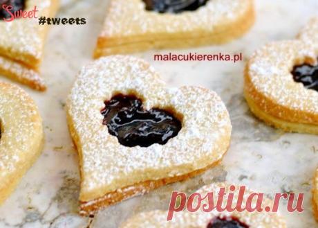 Песочно-кокосовое печенье с джемом | Sweet Twittes