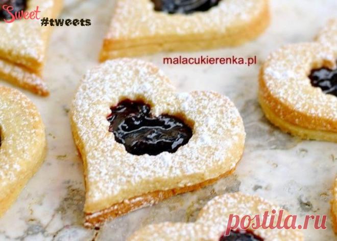 Песочно-кокосовое печенье с джемом | Sweet Twittes