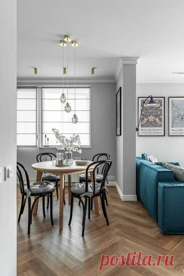 Дизайнеры превратили обычную однушку 47 м² в нежнейшую студию мечты для молодой девушки в Пензе | Филдс | Дзен