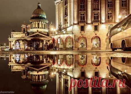 По-настоящему необычная фотография Санкт-Петербурга.