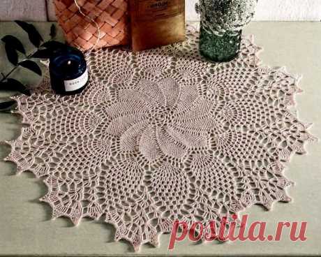Комплект красивых ажурных салфеток со схемами для вязания крючком | ViKa_LiFe Пульс Mail.ru Комплект красивых вязаных салфеток со схемами