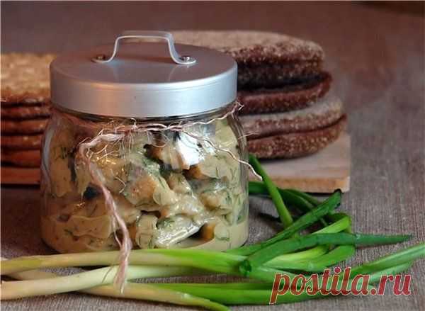 Рецепт селедки в горчичном маринаде.