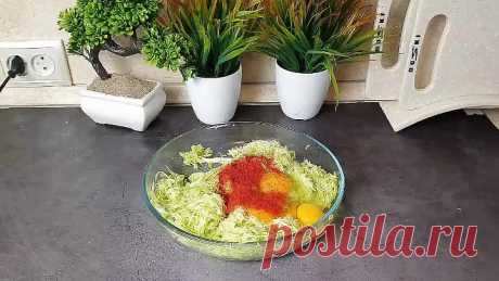 Блинный кабачковый рулет.