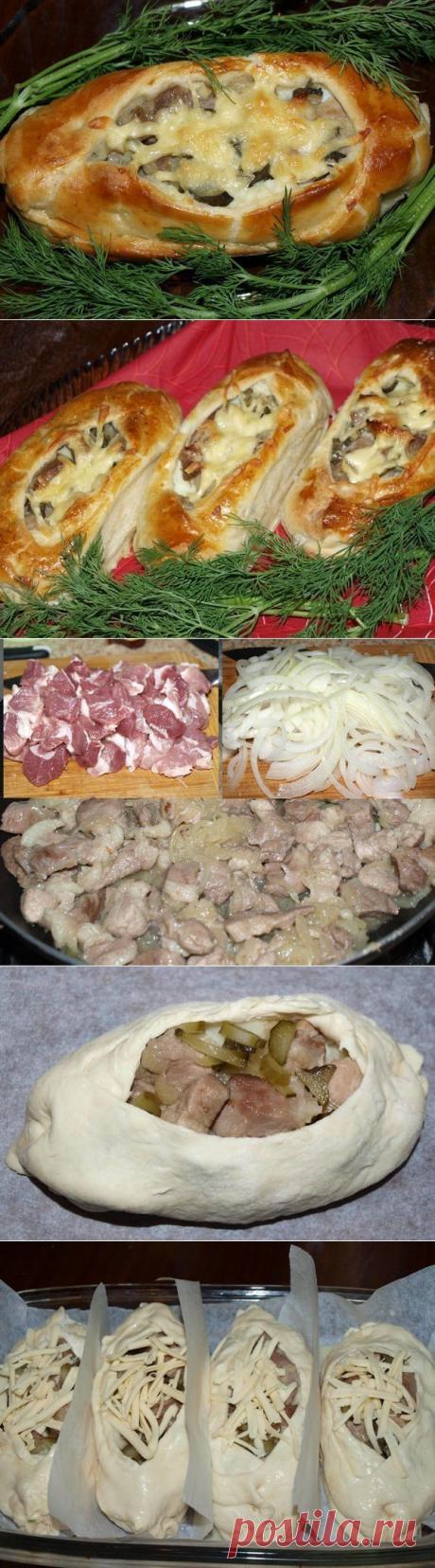 &quot;Лодочки&quot; c мясом.