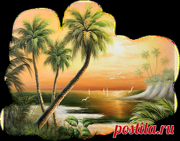 Клипарт PNG.Graphics landscape, nature, city