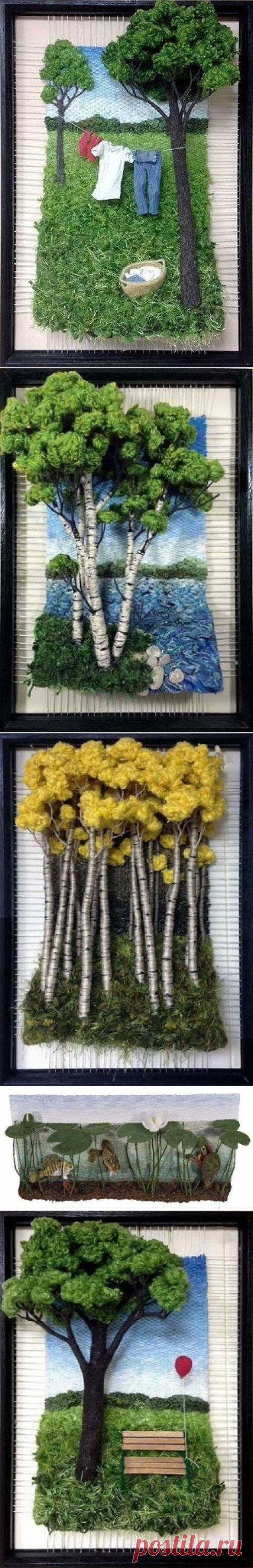 Вышитые миры Martina Celerin