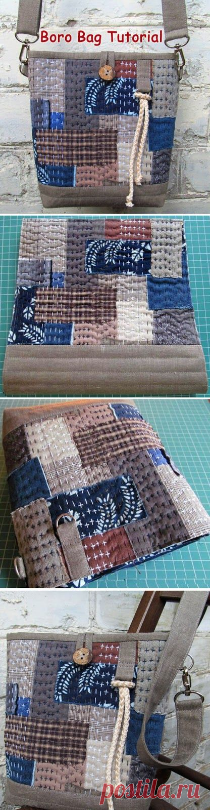 Japanese Boro Denim Tote Bag. DIY step-by-step tutorial with pictures.
Мастер-класс: сумка в стиле «Боро». http://www.handmadiya.com/2015/09/japanese-boro-bag-tutorial.html