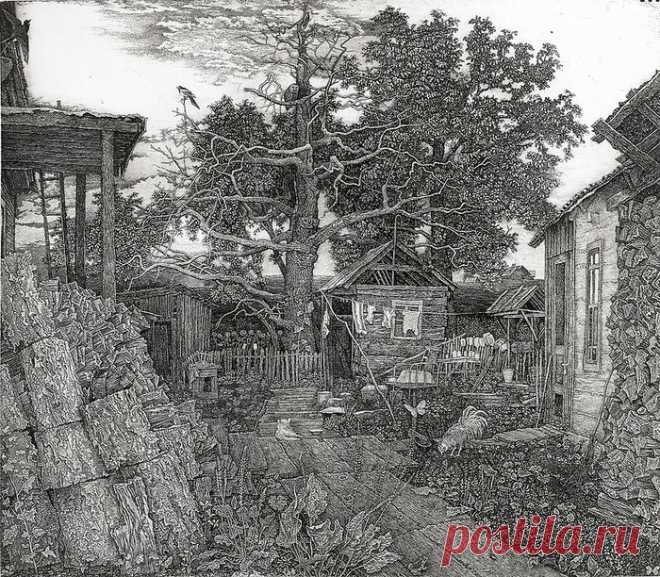 ГРАФИКА И РИСУНКИ КАРАНДАШОМ ХУДОЖНИКА СТАНИСЛАВА НИКИРЕЕВА