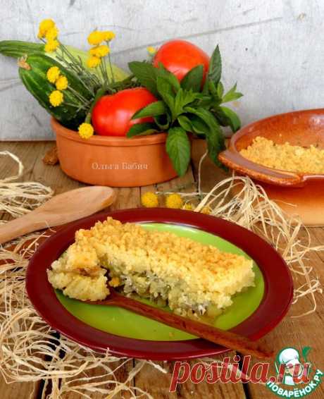 Кабачковый крамбль – кулинарный рецепт