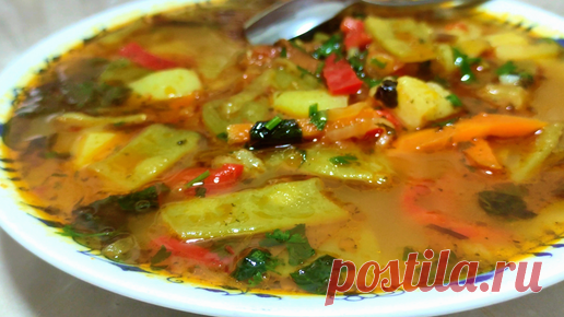 ГРУЗИНСКАЯ КУХНЯ / ЖАННА ГОТОВИТ | ГРУЗИНСКИЙ ВКУСНЕЙШИЙ СУП ИЗ ЗЕЛЕНОЙ ФАСОЛИ