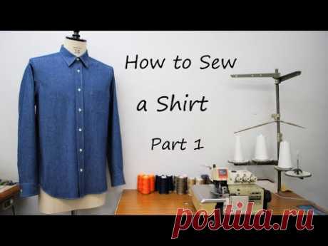 How to sew a Shirt  Part 1