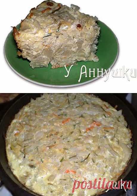 У Аннушки: Запеканка из белокочанной капусты.