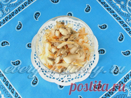 Грибы по-корейски: рецепт